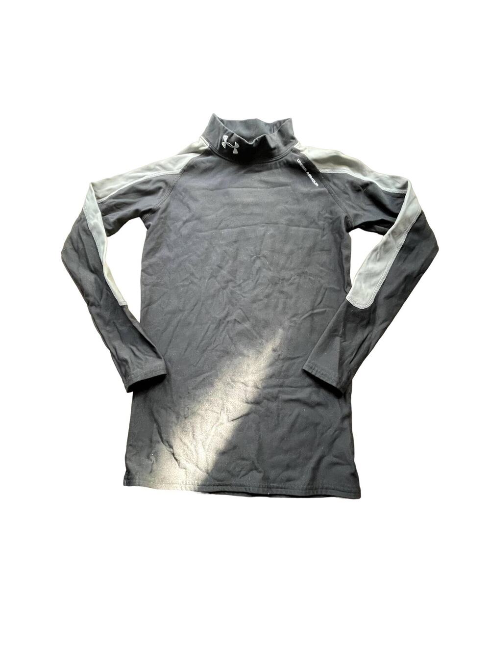 Under Armour Youth XL YXL Black Long Sleeve Active Top